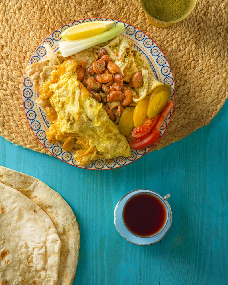 باقلاء بالدهن 